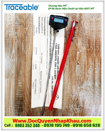 Traceable 4149, Nhiệt kế Que thăm nhiệt –50 đến 280°C Traceable @ 4149 Robo™ Thermometer |HẾT HÀNG
